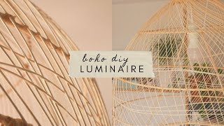 Diy Suspension Boho En Rotin Rattan Boho Pendant Light Eng.sub