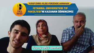 Yusuf Emre Akmahan Doping Hafıza Ile İstanbul Üniversitesi Tıp Fakültesini Kazandı