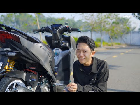 Tới công chuyện với chiếc Honda Vario Bạc Độ "Sang Chảnh" Cấp 3