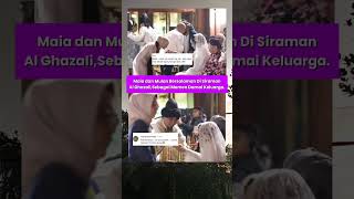 Maia Dan Mulan Bersalaman Di Siraman Al Ghazali.