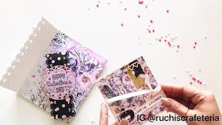 Surprise Envelope Card for Valentine’s Day | Ruchi’s Crafeteria | Dress My Craft | Made On Order
