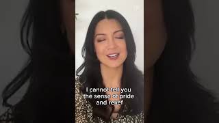 Ming-Na Wen Gives James Hong His Flowers