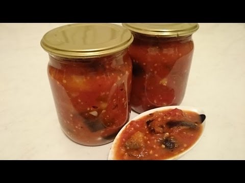 Баклажаны на зиму Секрет рецепта заготовки блюда с помидорами - вкусный салат Кобра Баклажаны на зиму Секрет рецепта заготовки блюда с помидорами - вкусный салат Кобра