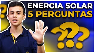 ☀️ 5 perguntas para se fazer antes de comprar SEU GERADOR SOLAR | #15