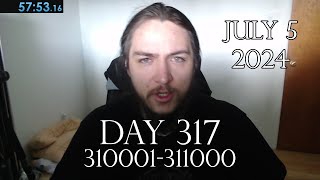 Counting And Writing Numbers Day 317 310001-311000