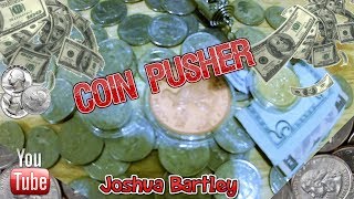 Coin Pusher "Beating The Odds"! How We Turned $2 into $30 with Extras!!