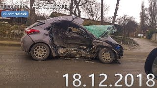 Подборка аварий и дорожных происшествий за 18.12.2018 (ДТП, Аварии, ЧП, Traffic Accident)