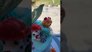 Little Mermaid Paw Patrol Birthday Cake