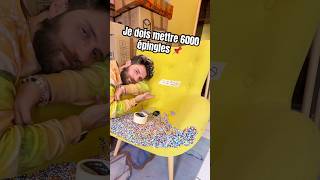 Je Dois Mettre 6000 Épingles Sur Le Fauteuil Suite À Ma Dernière Vidéo