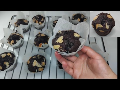  مافن أو كب كيك بالشوكولاته  ناجح  100%  سهلة التحضير ولذيذة 