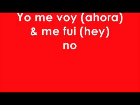 LETRA YO VOY letra yo voy: