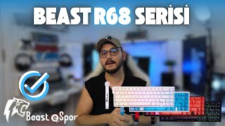 Canavar Artik Özgür Beast R68 Seri̇si̇ 8000 Hz Manyetik Oyuncu Klavyesi