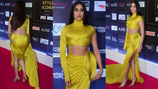 Janhvi Kapoor Arrives On Redcarpet Of Pinkvilla Style Icons Awards
