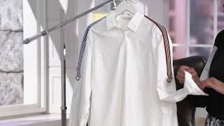 Bishop Young Racing Stripe On Down Shirt On Qvc