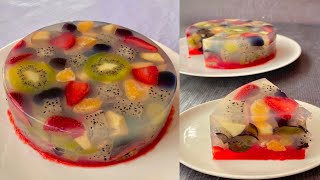 Fruit Jelly Cake Recipe In Bengali ফরট জল কক Ramadan Special Easy Dessert Recipes For Iftar