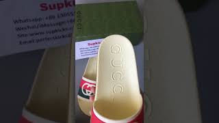 Gg Interlocking G Slide Sandal Orange And Green Review