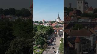 Tallinn , Estonia 4K Stunning Drone Shorts Over The Baltic Gem