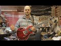 Robert Fripp / PAF Hollow hybrid MIDI & sustainer guitar demo