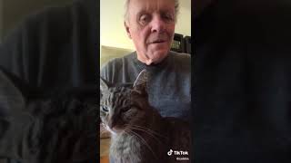 Anthony Hopkins Playing Piano For His Cat