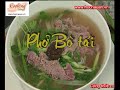 Cách nấu phở bò tái