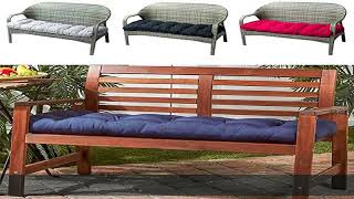 Indooroutdoor Bench Cushion Cotton Garden Furniture Loveseat Cushion, 51.2X19.7 Patio Wicker Sea