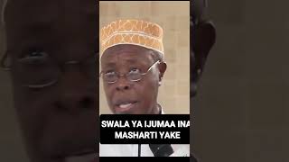 Swala Ya Ijumaa Inamasharti Yake Haisaliwi Tu Hovyo