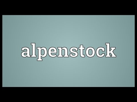 Header of alpenstock