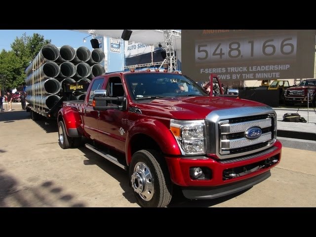 Watch the 2015 Ford F-450 6.7L Diesel Super Duty Debut at ...