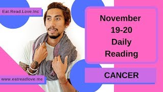 CANCER SOULMATE "ARE THEY THAT BUSY?“ NOVEMBER 19-20 DAILY TAROT READING