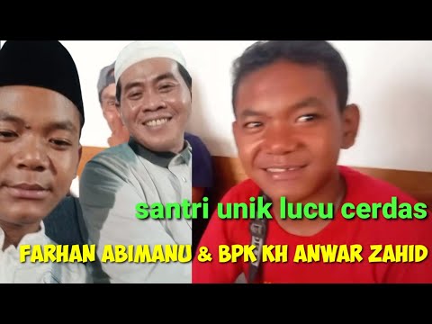 Farhan Abimanu mengakui kesalahannya...lupa...di tanya pak haji Anwar Zahid