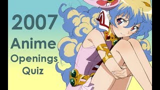 2007 Anime Openings Quiz (Hard)