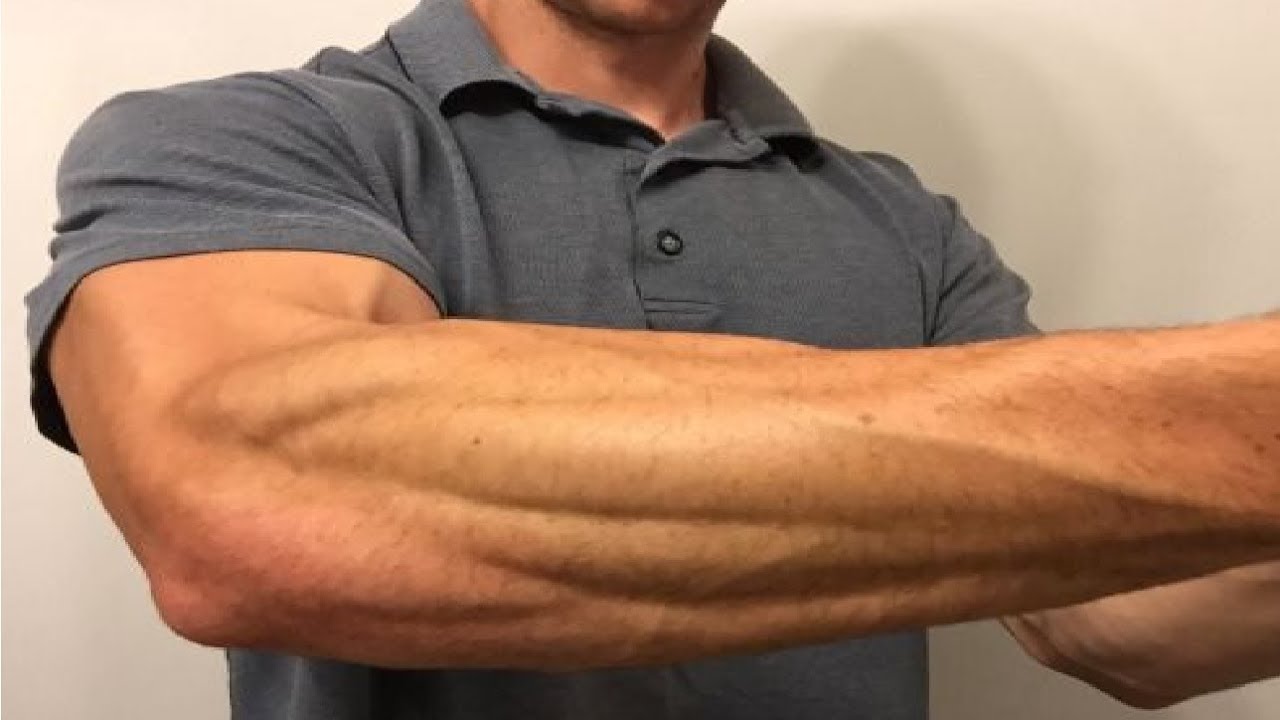 Strong biceps