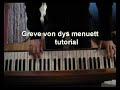 Mysteriet på Greveholm 'Greve von dys menuett' tutorial