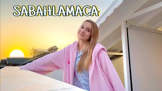 Sabahlamaca. Okul Öncesi Son Sabahlamaca Vlog. Ecrin Su Çoban