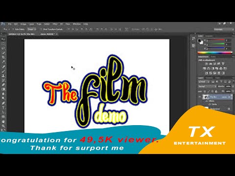 Cách tạo chữ đẹp trong Photoshop - Tạo 3 lớp màu hoặc nhiều hơn - Create 2 stroke or more