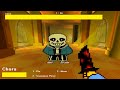 3d sans fight "no hit" (and gaster) (Undertale fan game) "better quality"