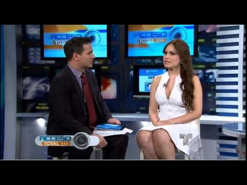 Jenny Blanco en Acceso Total Telemundo - Miami