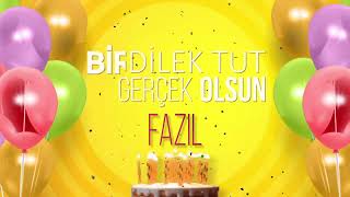 İyi Ki Doğdun Fazil- İsme Özel Doğum Günü Şarkısı Full Versi̇yon
