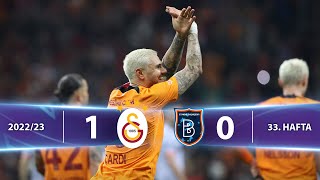 Galatasaray (1-0) M. Başakşehir - Highlights/Özet | Spor Toto Süper Lig - 2022/2