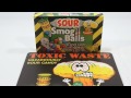 Toxic Waste Sour Smog Balls Candy, Dr Sauernoggin Helps!