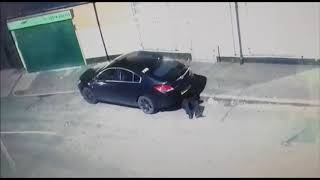 Family post video of crook placing GPS tracker on their car so he knows when to burgle their home