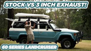 Stock Vs 3-Inch Exhaust, Install & Comparison Landcruiser