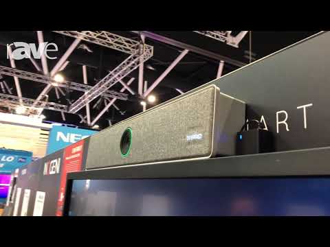 Integrate 2018: TVPro Shows HD9 All-in-One Huddle Room Solution on Corsair Solutions Stand