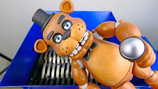 Shredding Five Nights At Freddy's Fazbear With Real Shredder