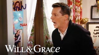 Jack Breaks In To Vals Flat Will & Grace