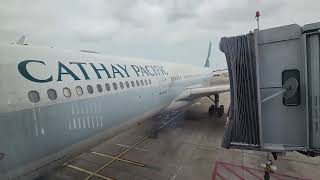 Cathay Pacific Cx Disembarkation And Flight Transfer In Hong Kong International Airport Hkia 香港國際機場