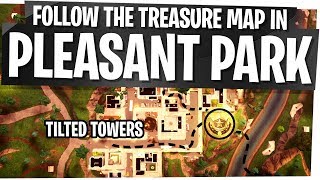 Follow the Treasure Map found in Pleasant Park - Fast & Easy - Fortnite Season 4 Week 7 Challenges