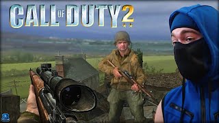 Call Of Duty 2 - American Campaign Part 23 D-Day The Silo Sniper Mission