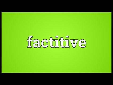 Header of factitive
