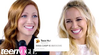 Pitch Perfect 3 Cast Competes In A Compliment Battle Teen Vogue